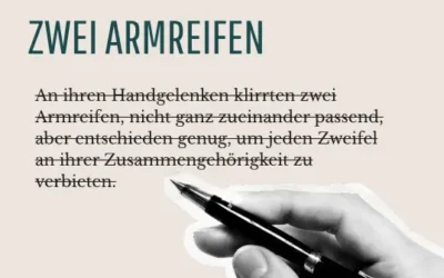 Zwei Armreifen, die nicht gehen wollten
